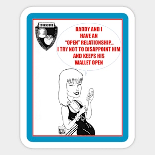 DADDY AND I Sticker